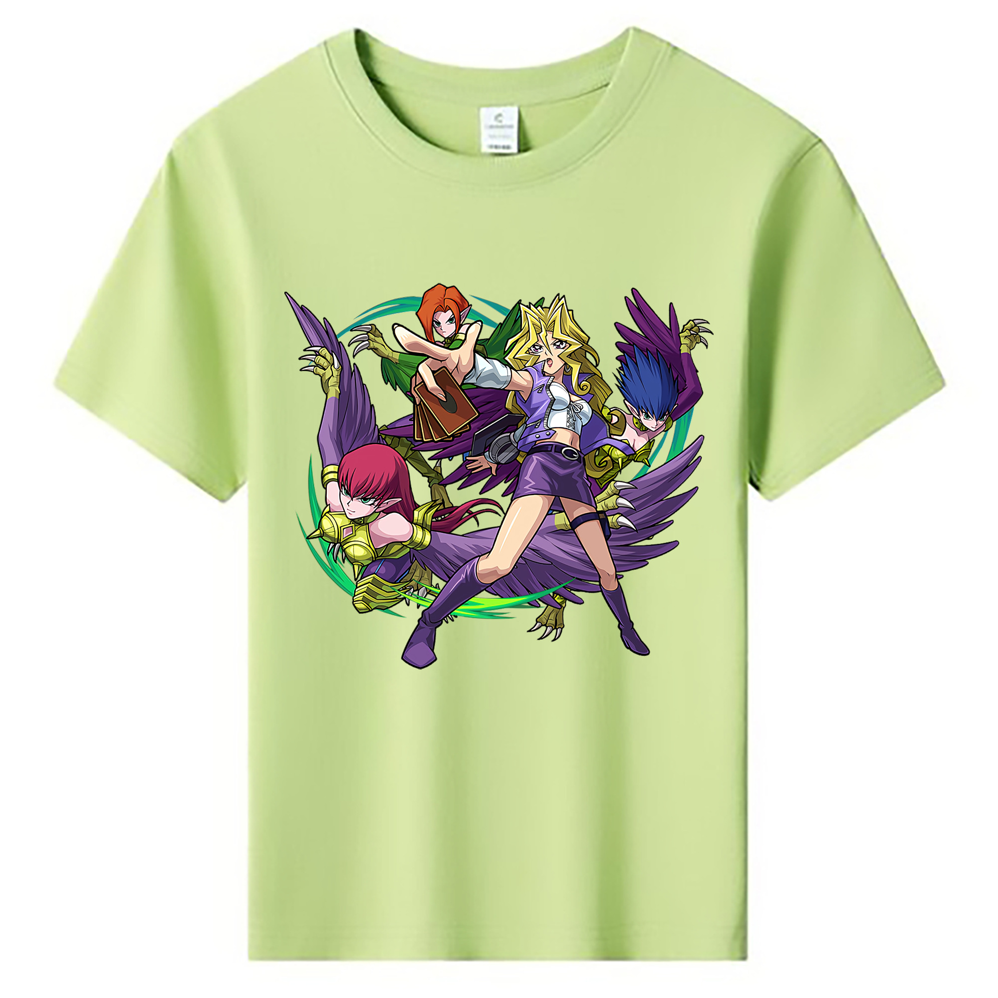 （画像用） 遊☆戯☆王 Yu-Gi-Oh! 綿100％キッズTシャツ（フロントプリント）